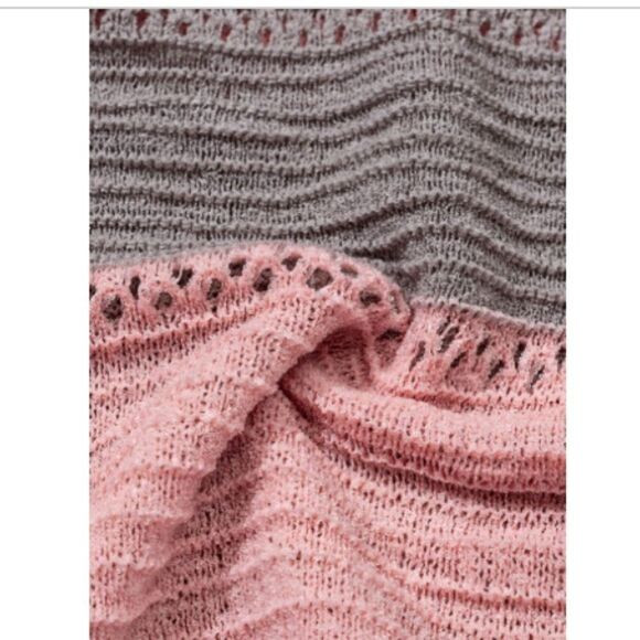 Multicolored Knitted Hoodie  - Picture 13 of 13